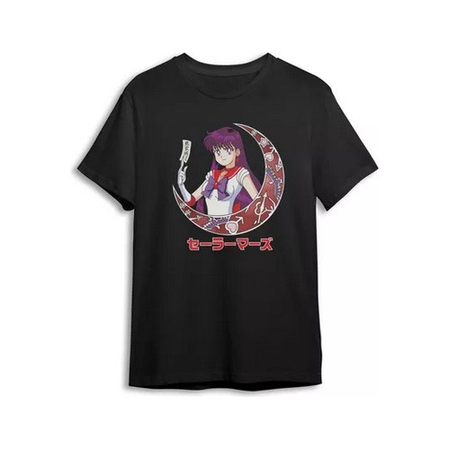 Poler Estampada Sailor Mars - Rei Hino - Sailor Moon - Dtf