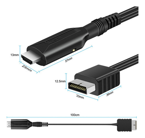 Wiistar Para Ps1 Ps2 A Consola De Juegos Compatible Con Hdmi