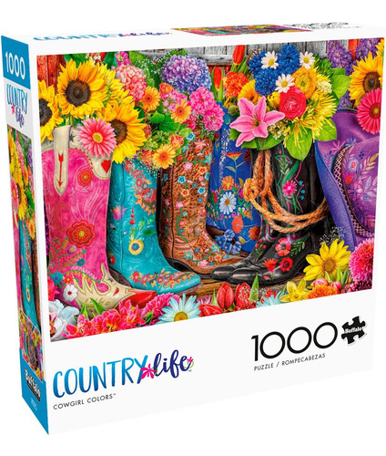 Buffalo Games - Cowgirl Colors - Puzzle De 1000 Piezas