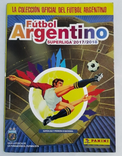 Album De Figuritas - Superliga 2017/2018 Panini Vacio Fs