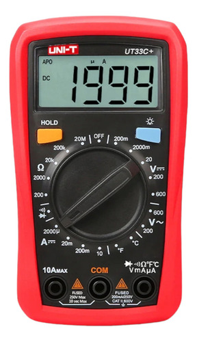 Tester- Multímetro Digital Lcd Ut33c+ Uni-t