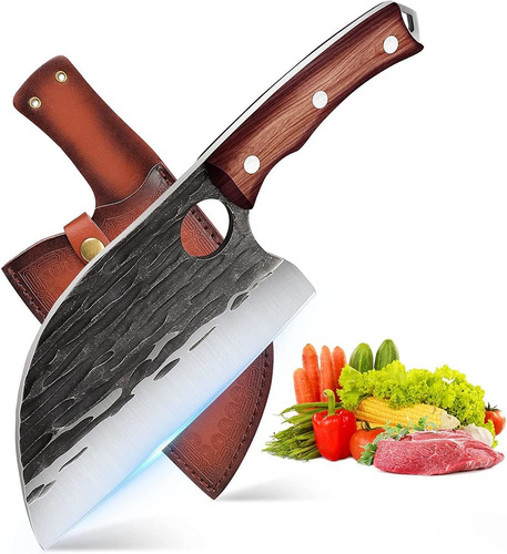 Cuchillo De Chef De Chef Serbio Mejorado 65 Pulgadas Vikinga