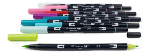 Caneta Tombow Dual Brush Pens Tropical Palette 10 Cores