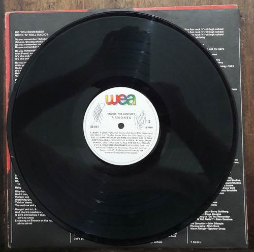 Lp Vinil Ramones End Of The Century Ed. Brasil Raridade 1980
