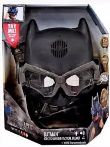 Casco Táctico Dc Justice League Batman Voces Ingles Mattel