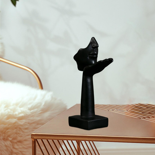 2x Figura Escultura Beijos Estatuetas Mesa De Artesanato