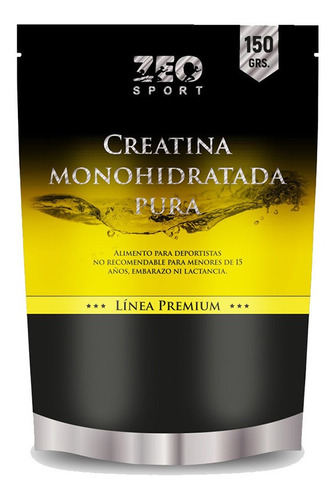 Creatina Monohidratada 150 Grs - 30 Servicios - Premium