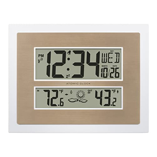 Reloj De Pared Digital Atómico 51214937int Temperatura...