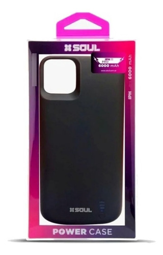 Funda Cargador P/ iPhone 11 Pro Max 6000 Mah Power Case