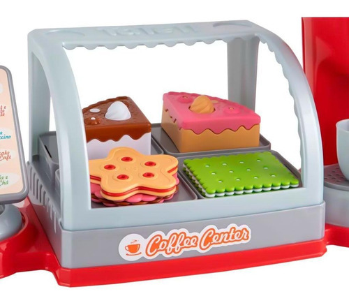 Cafetera infantil Coffee Center Calesita de juguete con agua