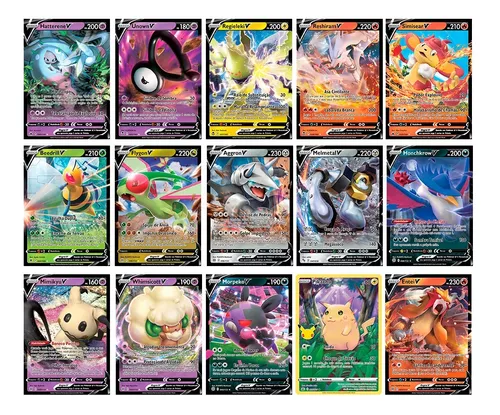 07 Cartas Pokemon Ultra Rara Nenhuma Repetida Original Copag :  : Brinquedos e Jogos