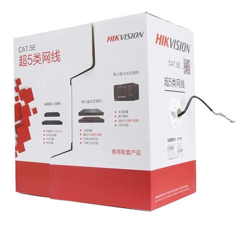 Cable Utp Exterior 305m 100% Cobre Hikvision Tienda9