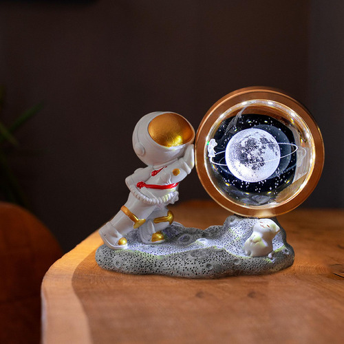 Luz De Noche De Bola De Cristal 3d, Lámpara De Estilo C