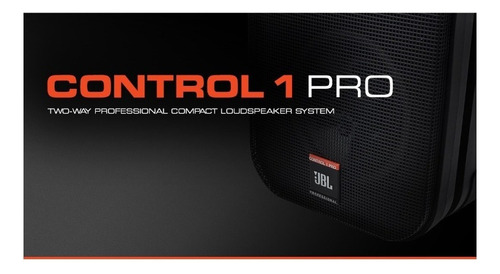 Alto-falante Jbl Professional Compact 2-Way Control 1 Pro (par), cor preta