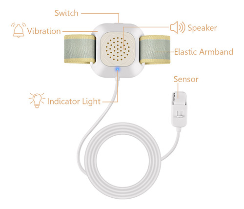 Alarma De Enuresis, Luces De Alarma Brillantes, Alarma De En