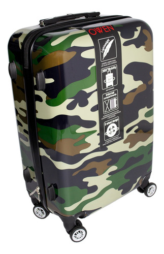 Owen Set X3 Valijas De Viaje Estampadas Rígidas Ow40006 6c