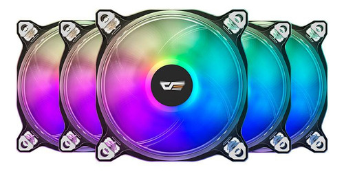 Kit Ventoinhas Aigo Darkflash Cf8 Pro 5in1, Argb, 5x120mm