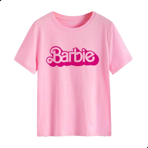 Camiseta Barbie Desenho Infantil/adulto/jovem Personalizada