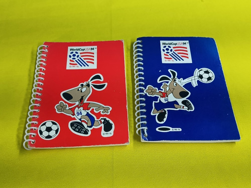 2 Libretas Pequeñas Mundial World Cup Usa 94 Originales 