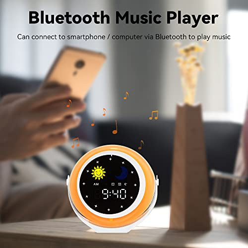 Reloj Despertador Infantil Con Luz Nocturna Y Entrenador De