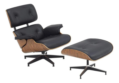 Butaca Diseño Eames Lounge Otomano Sillon Poltrona Lcm