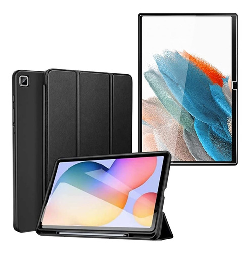 Smart Case + Vidrio Pantalla Para Samsung Galaxy Tab A8 10.5