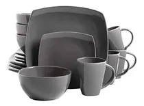 Comprar Gibson Soho Lounge Gris De 16 Piezas Vajilla Set
