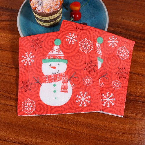 Servilletas Navideñas Para Invitados