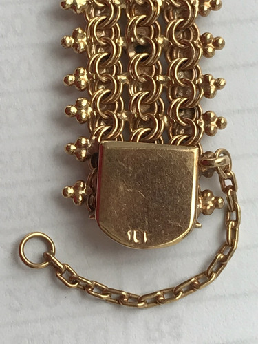Pulseira Ouro Português 21k, : 29,9 Gr.-18,5cm Elegantíssima
