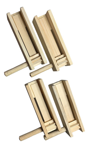 4 Matracas De Madera Para Porras