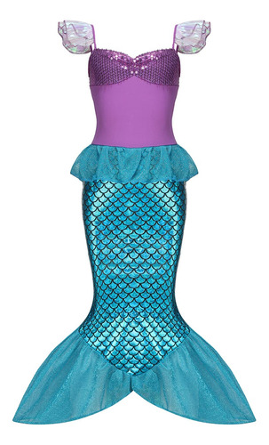 Aliziway Little Mermaid Vestido De Vestuario Para Niñas Niño