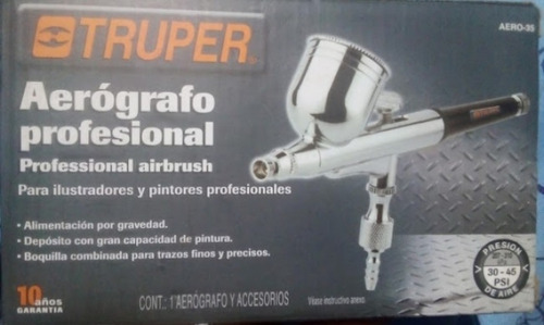 Aerógrafo Profesional Truper Aero-35 