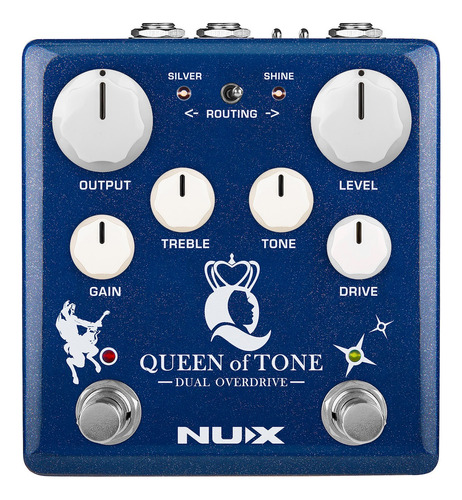 Pedal Overdrive Nux Ndo-6 Queen Of Tone Guitarra Eléctrica