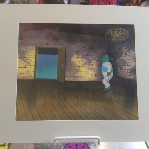 Tortugas Ninja Tmnt Original Animation Art Cel Leonardo (Usado)