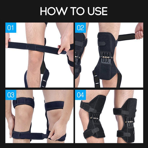 Almohadilla De Refuerzo De Rodilla Con Un Potente Resorte Pa