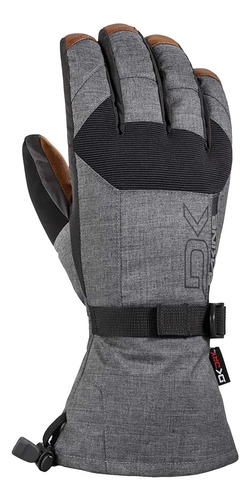 Guante De Nieve Dakine Leather Scout - Carbono | Medio