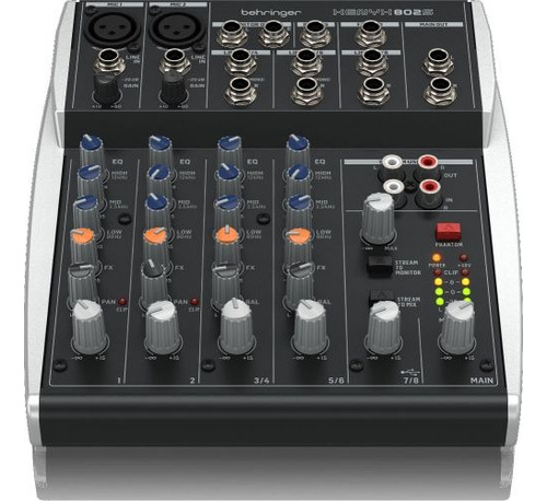 Behringer Xenyx 802s Mezclador Analógico De 8 Canales