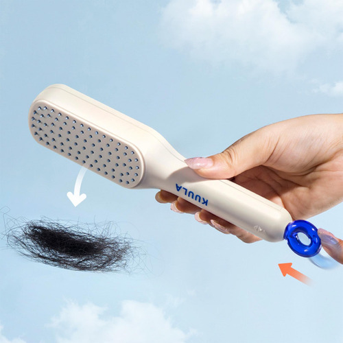 Cepillo De Pelo Autolimpiante Multiusos Para Mujer
