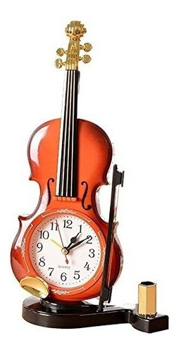 Instrumento De Época Gs Violín Tabla Reloj Con Titular De La