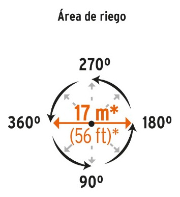 Aspersor De Estaca 2 Vias Truper Cod: 6020339