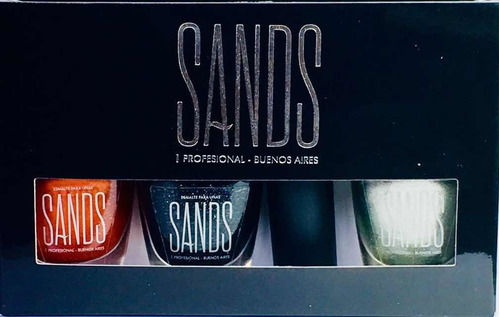 Pack Esmaltes Metalizados Sands Profesional Efectogel Realx4