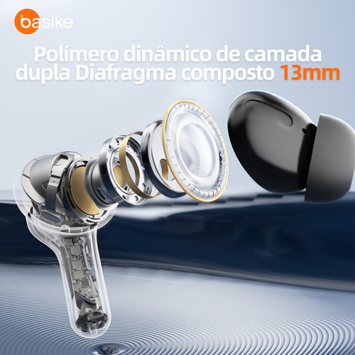 Fones De Ouvido Bluetooth Sem Fio Tws Hifi Com Led Digital