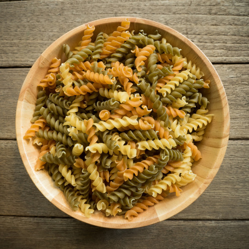 Fusilli Tricolore Pasta Espinaca Tomate Pack 24 X 500g C/u