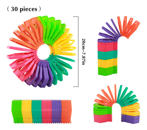 Mini Toys Fidget Stress Coil Para Niños, Juguete De Descompr