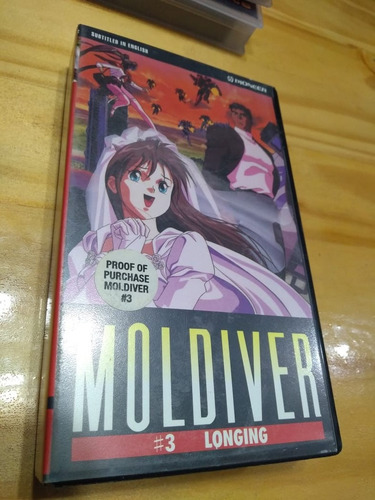 Imagen 1 de 3 de Moldiver #3. Longing - Vhs - Pioneer, 1993 - U