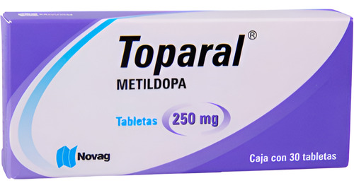 Metildopa 250 Mg Toparal Caja Con 30 Tabletas