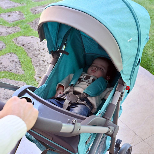Carriola Con Portabebe Prinsel Reversible Oviedo Gris Gris