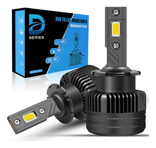 Par Faros Led Para Hid Xenón D2s/d2c/d2r 160w 24000lm 6000k
