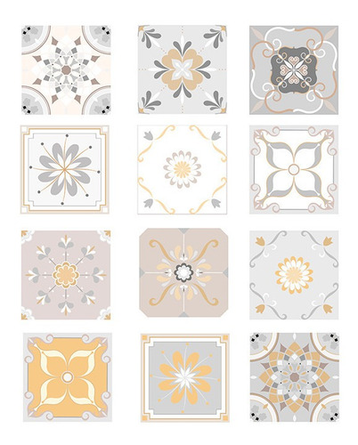 Vinilo Azulejo Mosaico Adhesivo 20x20 Cocina X 10u Laminado