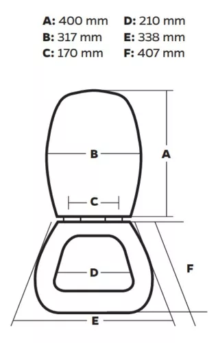 Tapa y asiento de inodoro con caida amortiguada - Compatible con